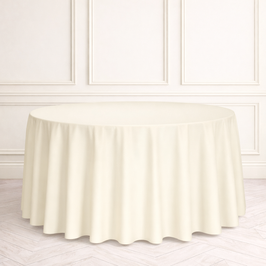 118" Round Linen - Ivory