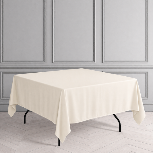 90" x 90" Square Linen - Ivory